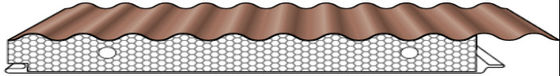 Machine de revêtement de mur de maison au chrome 0,3 mm EPS