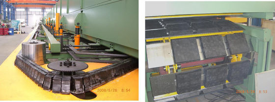 Ligne de panneaux de toiture en rouleau formant des panneaux sandwich en PU