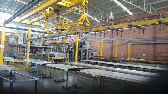 Machine à former des feuilles de panneaux en PU discontinues
