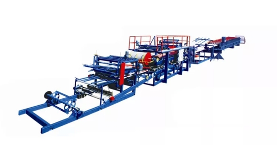 380V Ligne de production de tôles de toiture en laine de roche EPS