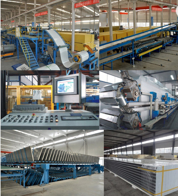 Machine automatique de fabrication de panneaux muraux en mousse de PU 32 kW