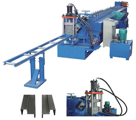 De Coiler 11kw machine de formage de rouleaux de porte en acier